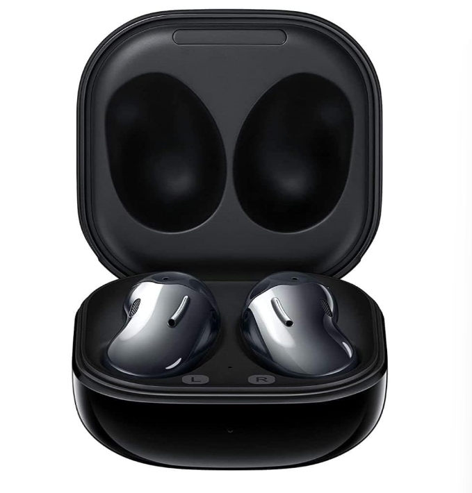 Samsung Galaxy Buds Live, Earbuds w/Active Noise Cancelling (Mystic Black) (Renewed)